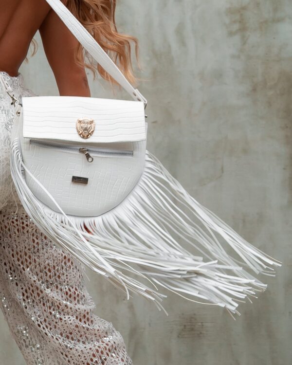 BOLSO BRIELLA FLECOS BLANCO