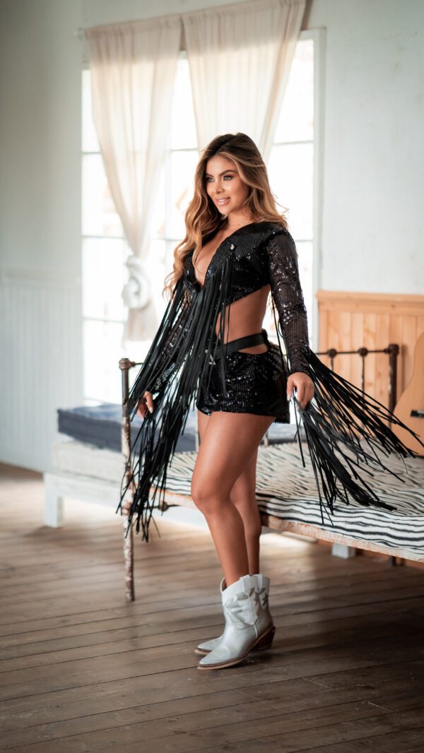 BLACK FENIX DRESS - Imagen 7