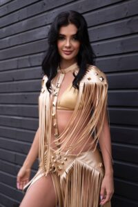 SET COMPLETO! Safari Leia Golden+Bikini