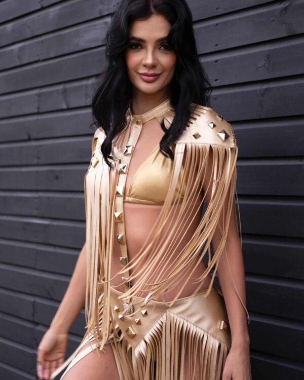 SET COMPLETO! Safari Leia Golden+Bikini