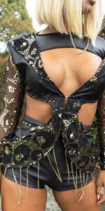 .SET CENTELLA BLACK 2 piezas