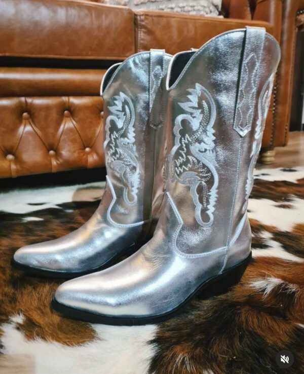 .BOTAS TITANNY PLATA