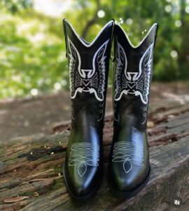 BOTAS XIANNA BORDADA NEGRA