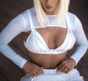 .Set 3 Piezas CROP TOP ZAHARA BLANCO
